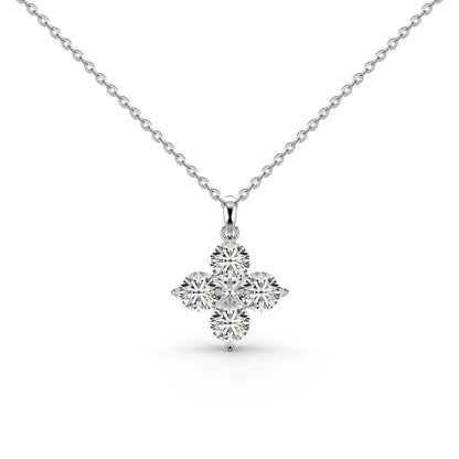 [AuraEcho]Four-Leaf Clover And Eight-Pointed Star Necklace