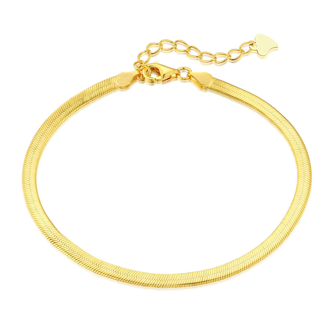 [AuraEcho]Flat Snake Bone Chain Blade Necklace