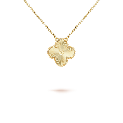 [AuraEcho]CLOVER 15MM LASER NECKLACE