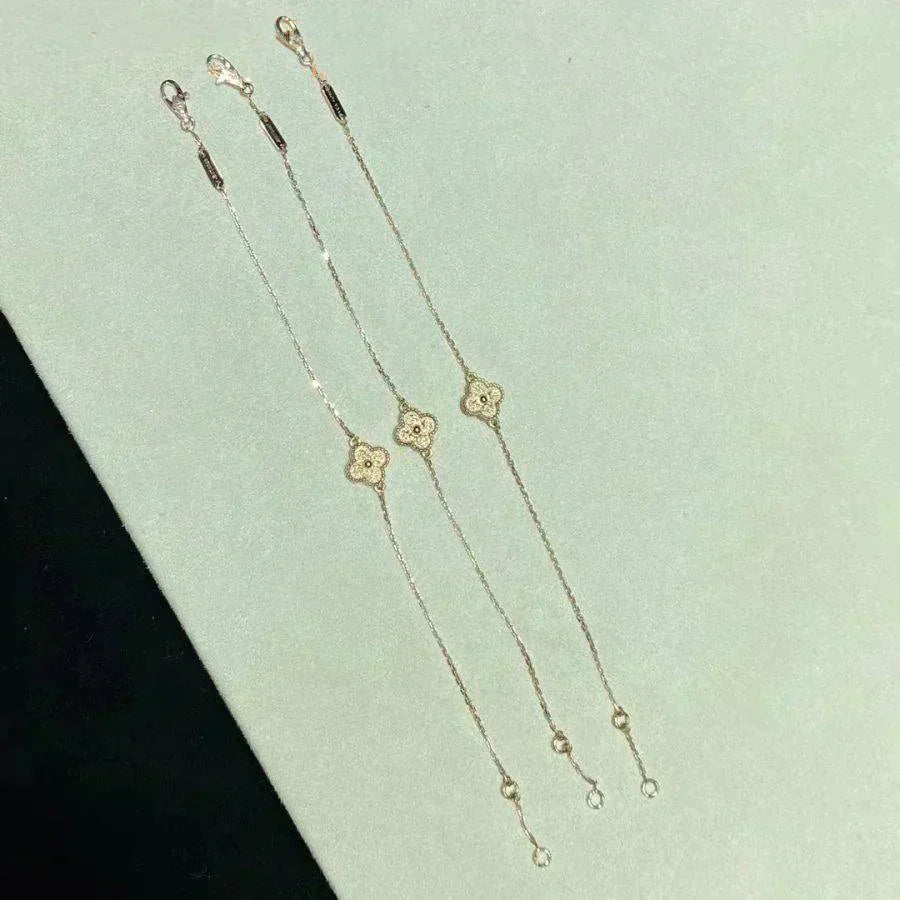 [AuraEcho]CLOVER SINGLE FLOWER BRACELET